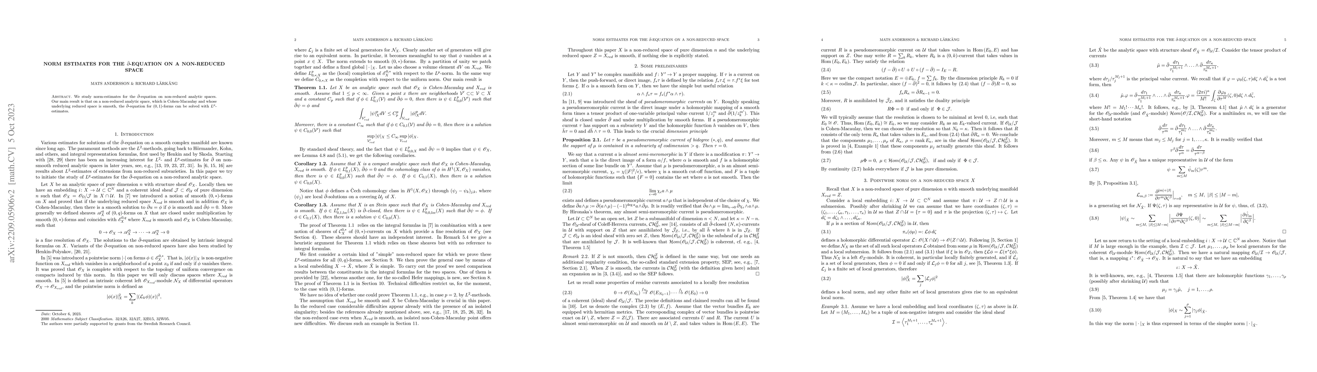 Thumbnail for Norm estimates for the $\bar\partial$-equation on a non-reduced space