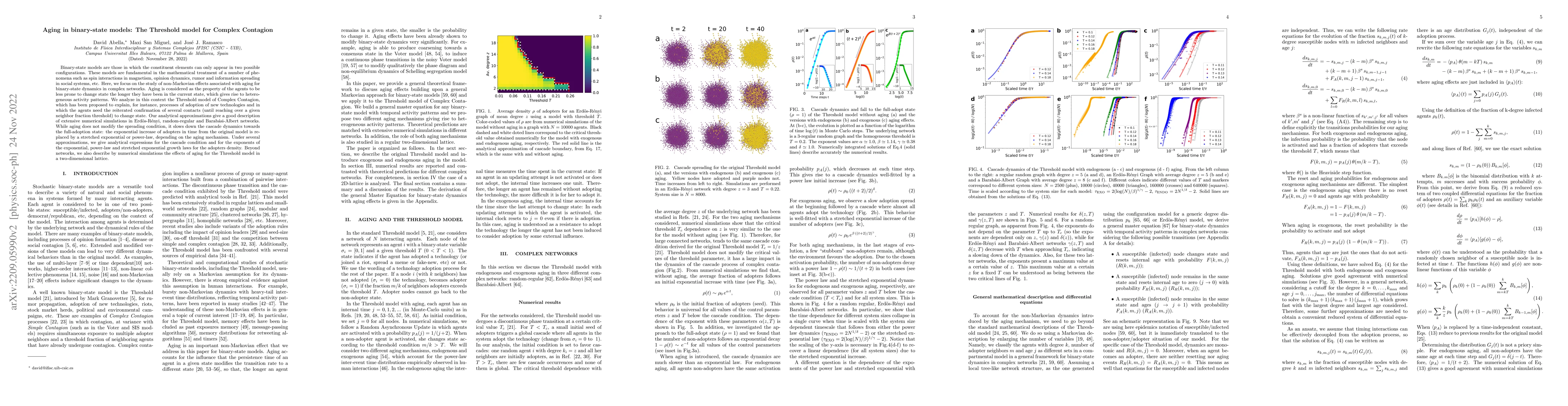 Thumbnail for Aging in binary-state models: The Threshold model for Complex Contagion