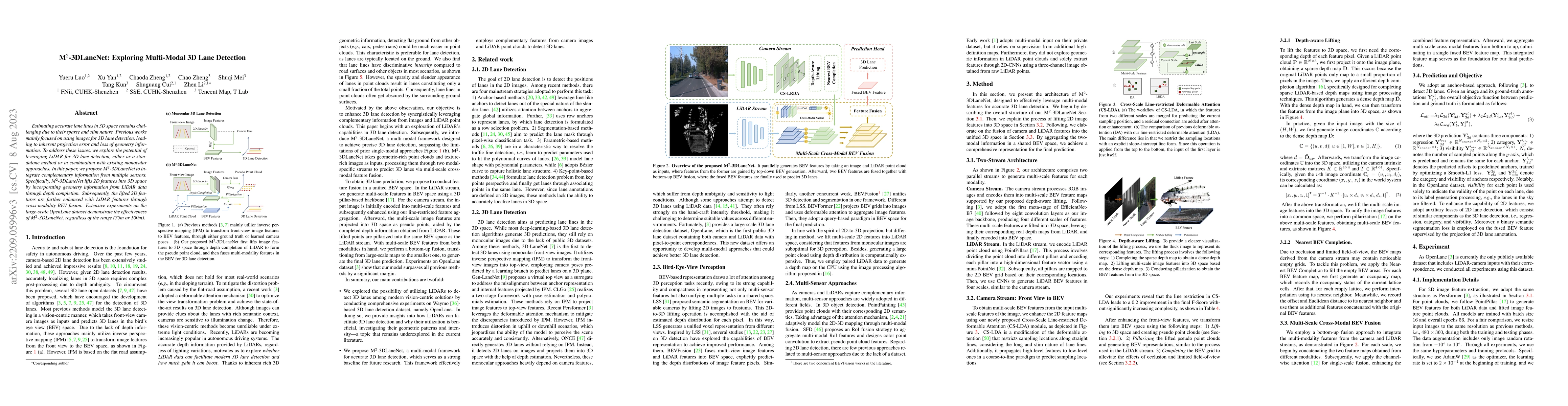 Thumbnail for M$^2$-3DLaneNet: Exploring Multi-Modal 3D Lane Detection