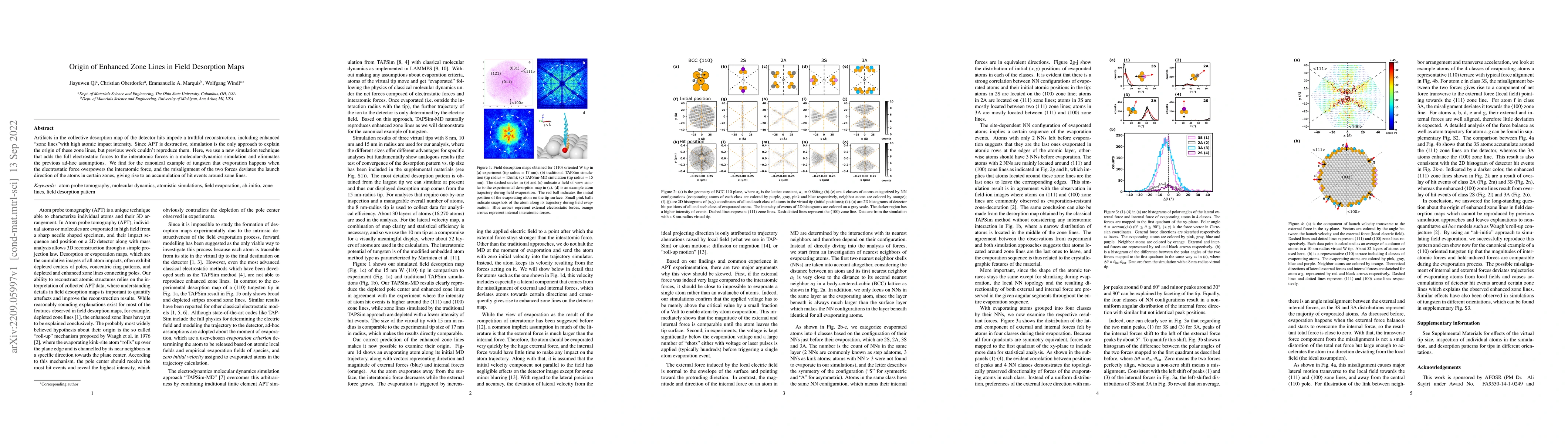 Thumbnail for Origin of Enhanced Zone Lines in Field Desorption Maps