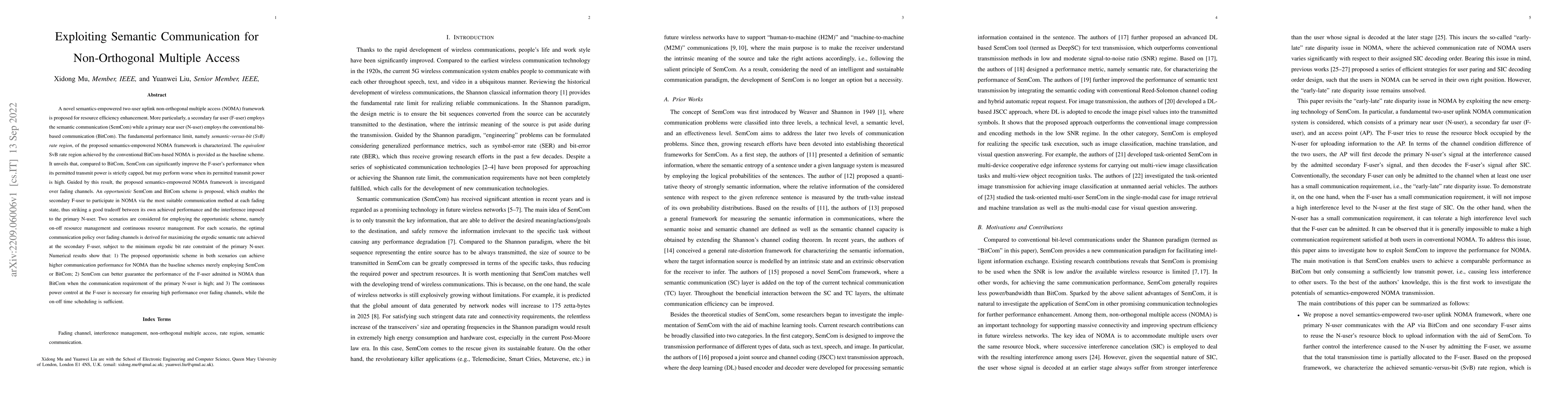 Thumbnail for Exploiting Semantic Communication for Non-Orthogonal Multiple Access