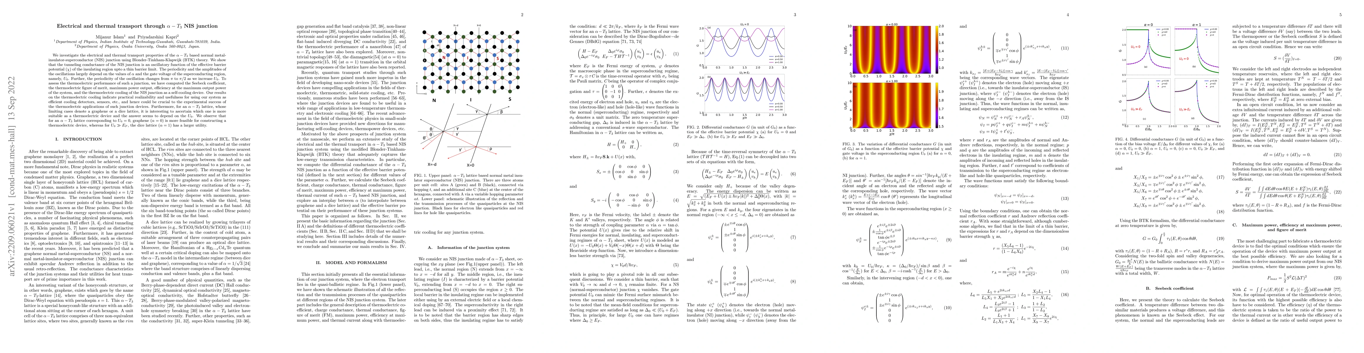 Thumbnail for Electrical and thermal transport through $\alpha -T_3$ NIS junction