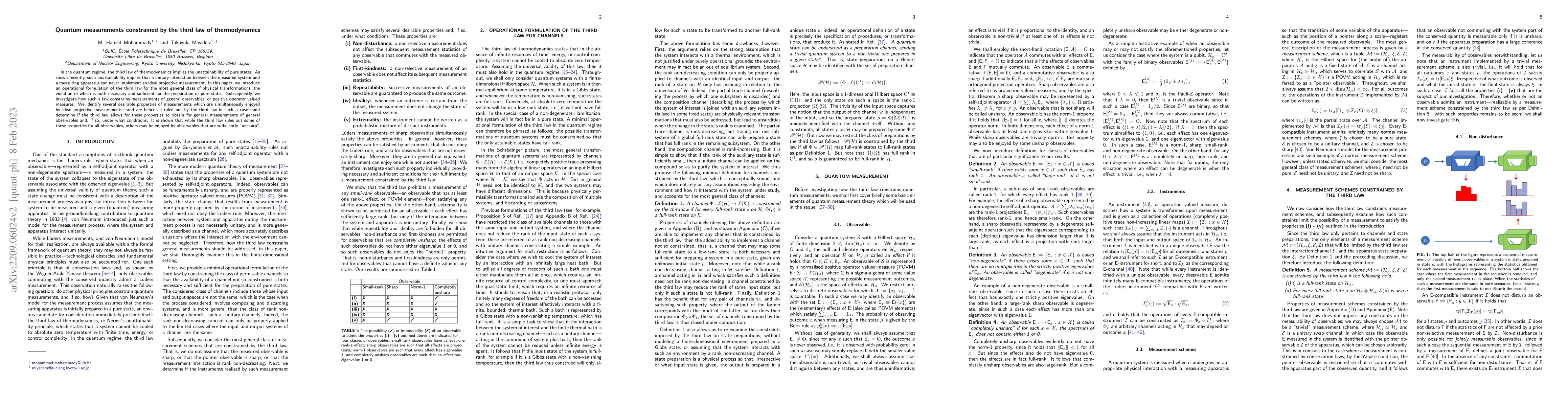 Thumbnail for Quantum measurements constrained by the third law of thermodynamics