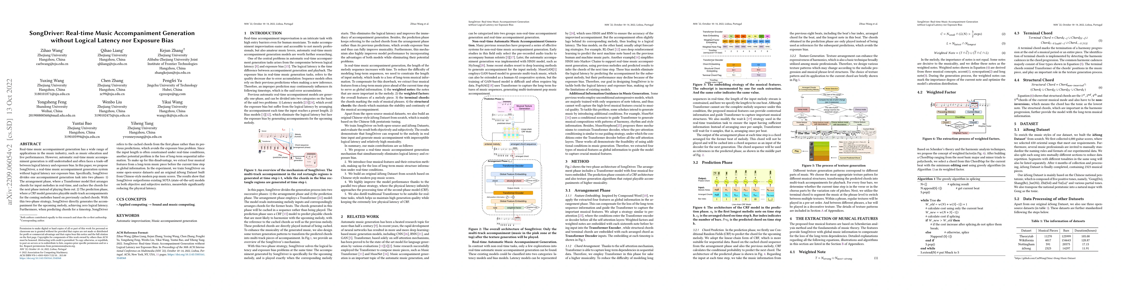Thumbnail for SongDriver: Real-time Music Accompaniment Generation without Logical
  Latency nor Exposure Bias
