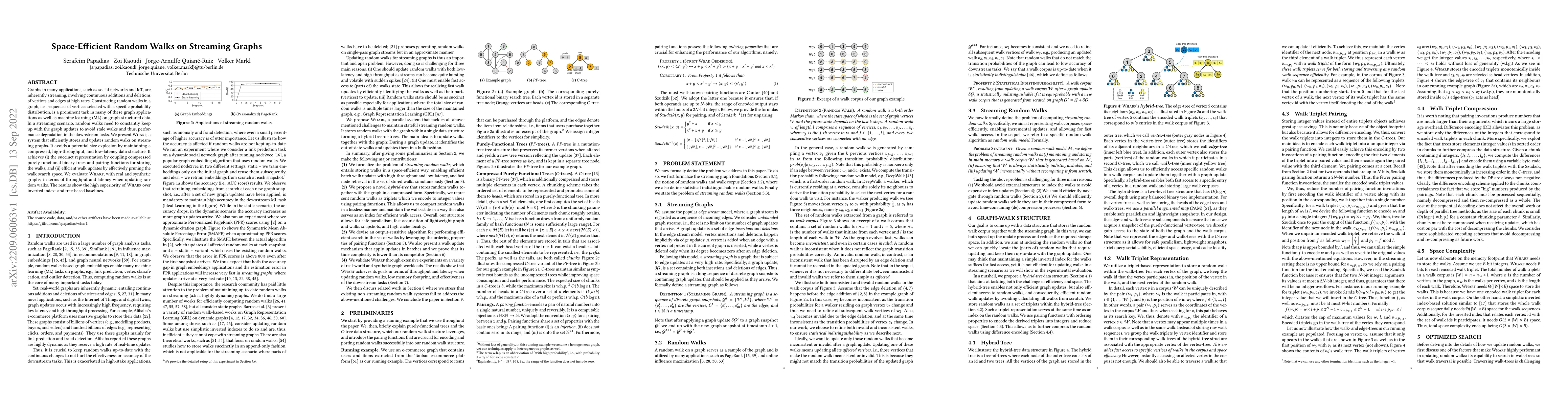 Thumbnail for Space-Efficient Random Walks on Streaming Graphs