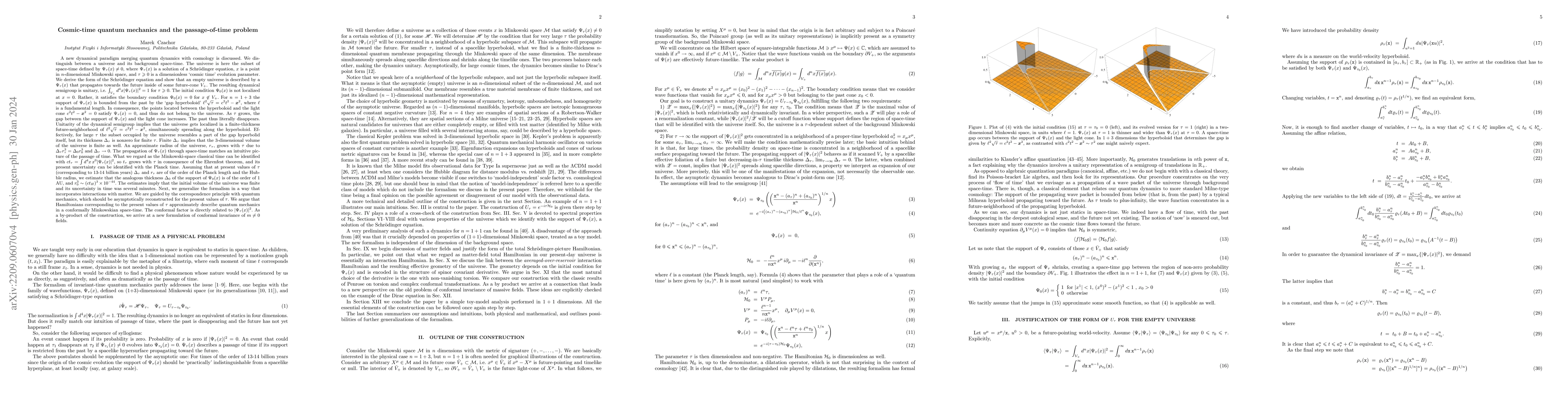 Thumbnail for Cosmic-time quantum mechanics and the passage-of-time problem