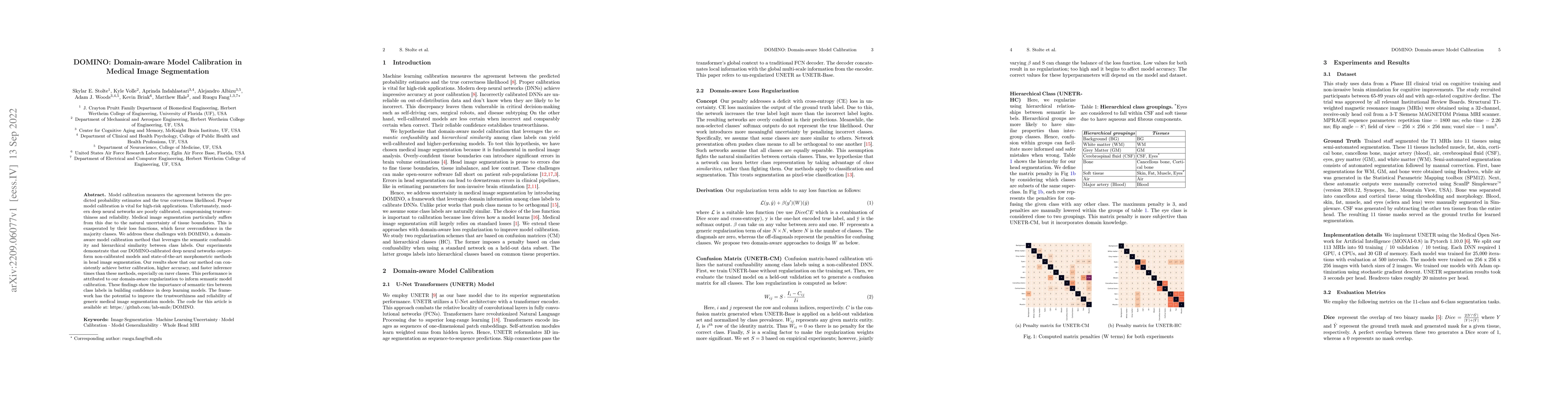 Thumbnail for DOMINO: Domain-aware Model Calibration in Medical Image Segmentation