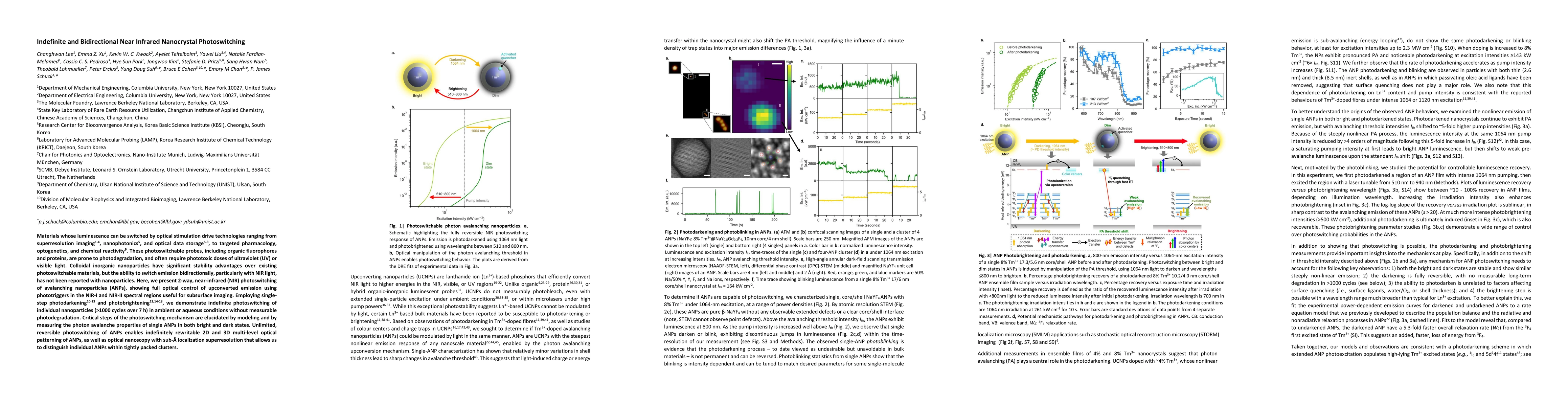 Thumbnail for Indefinite and Bidirectional Near Infrared Nanocrystal Photoswitching