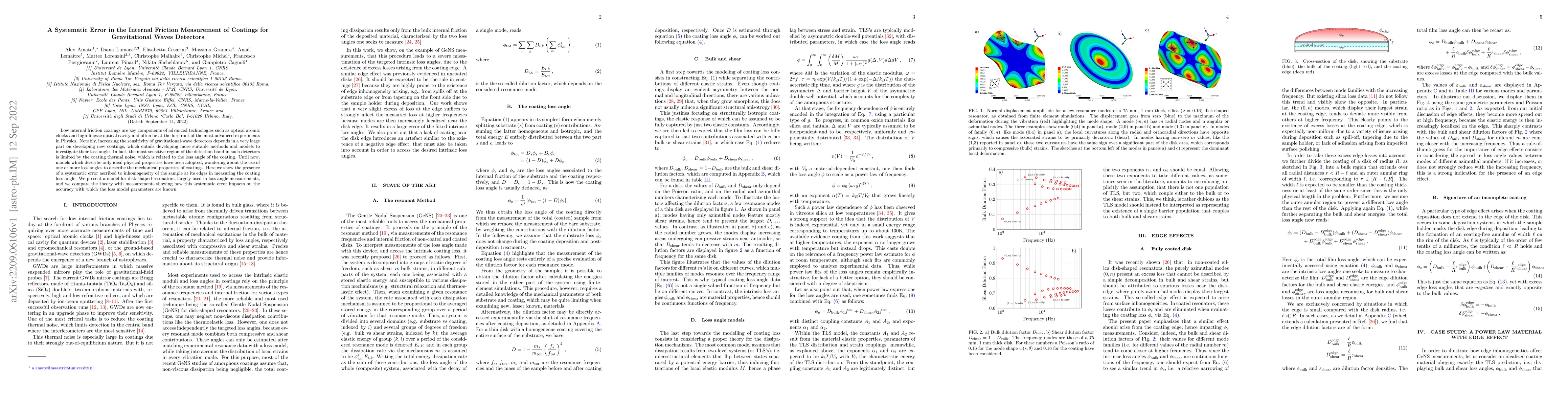 Thumbnail for A Systematic Error in the Internal Friction Measurement of Coatings for
  Gravitational Waves Detectors