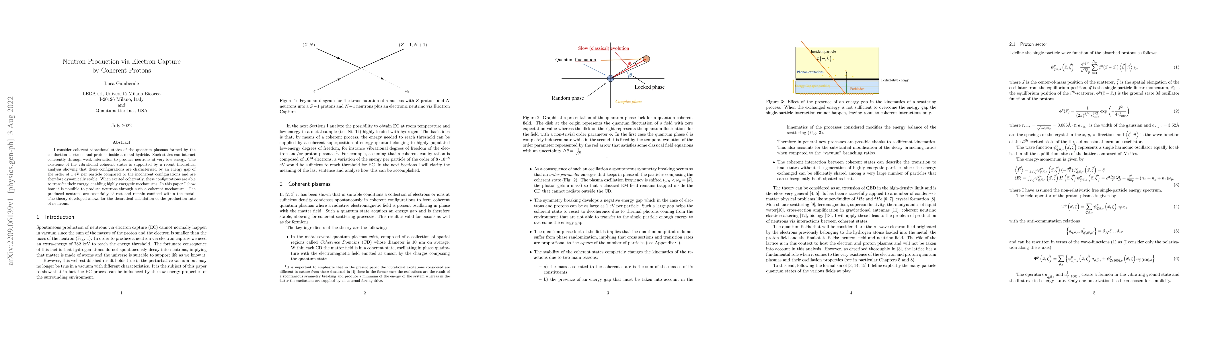 Thumbnail for Neutron Production via Electron Capture by Coherent Protons