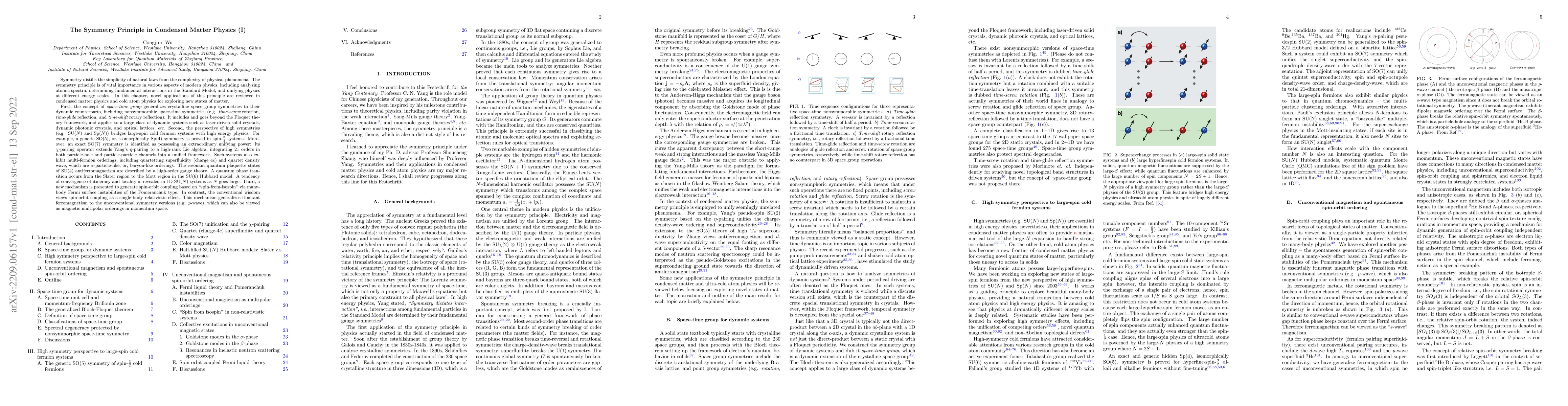 Thumbnail for The Symmetry Principle in Condensed Matter Physics (I)