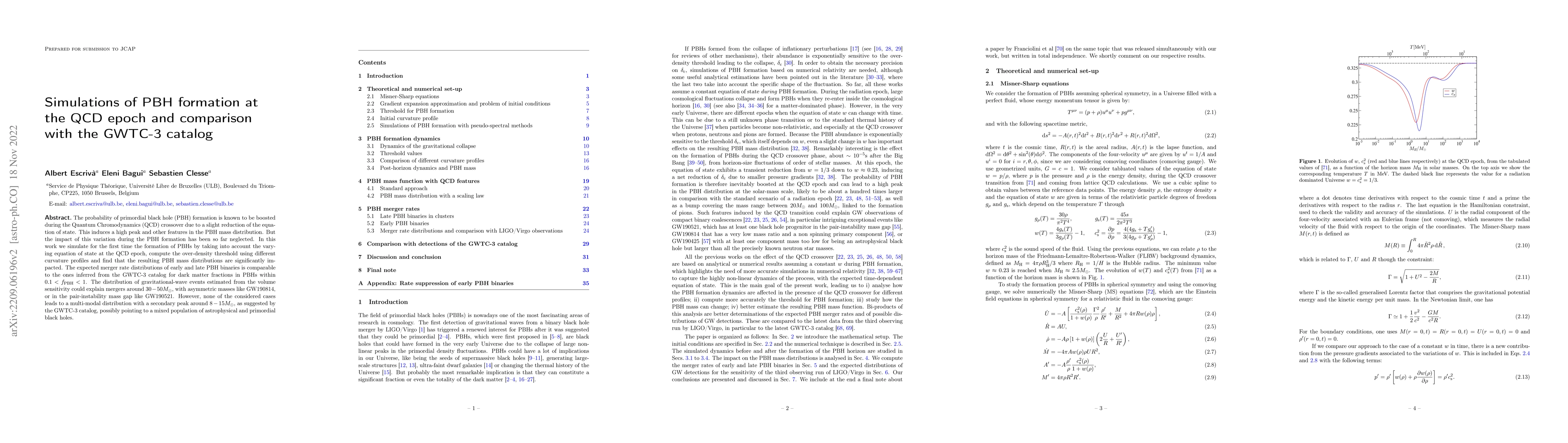 Thumbnail for Simulations of PBH formation at the QCD epoch and comparison with the
  GWTC-3 catalog
