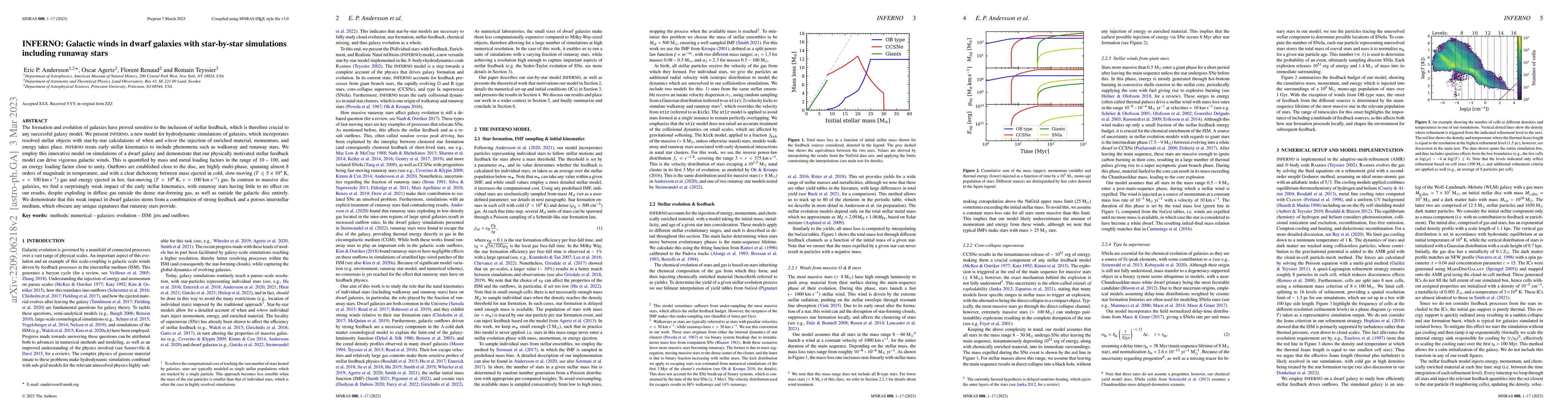 Thumbnail for INFERNO: Galactic winds in dwarf galaxies with star-by-star simulations
  including runaway stars