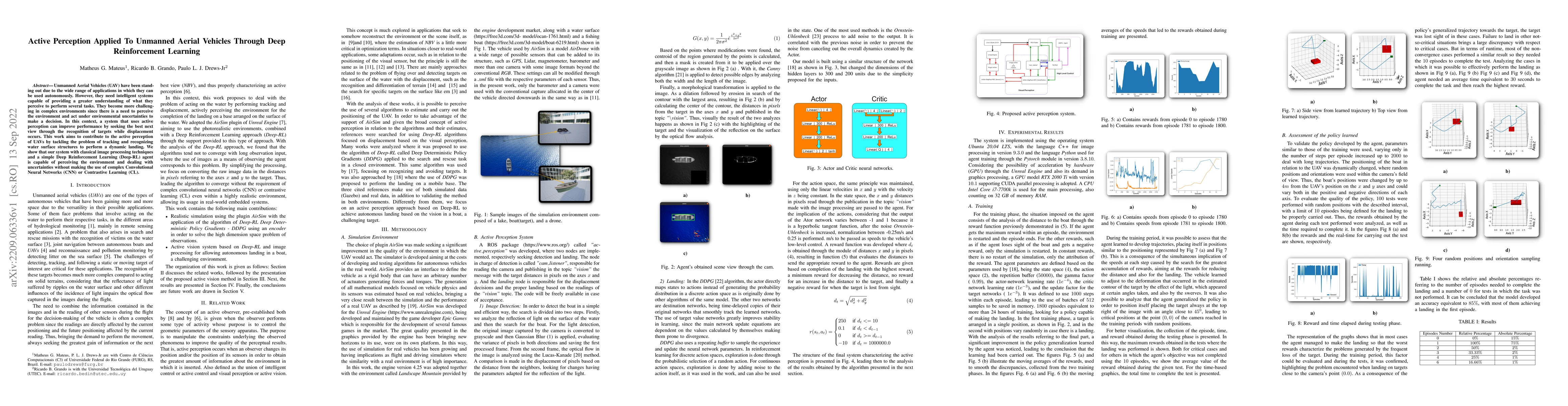 Thumbnail for Active Perception Applied To Unmanned Aerial Vehicles Through Deep
  Reinforcement Learning