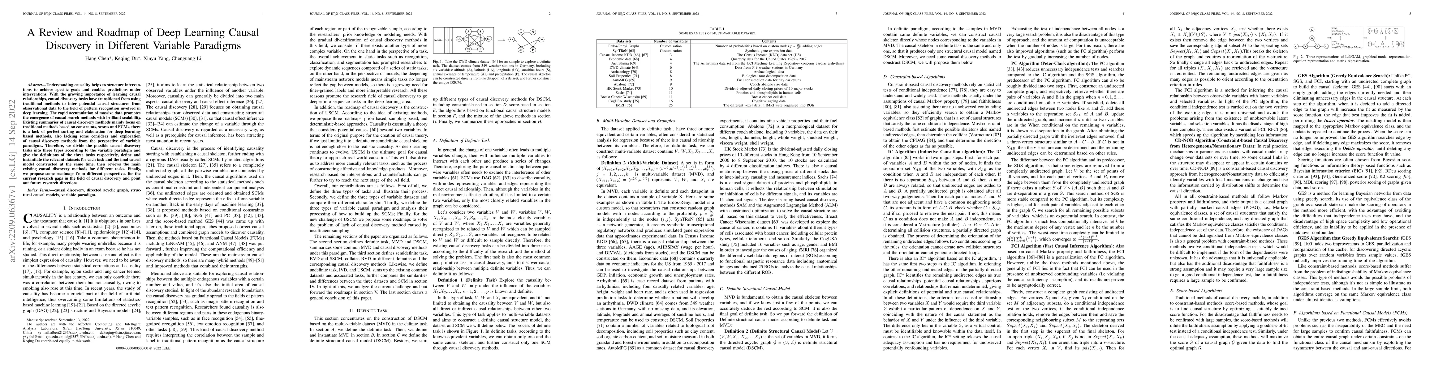 Thumbnail for A Review and Roadmap of Deep Learning Causal Discovery in Different
  Variable Paradigms