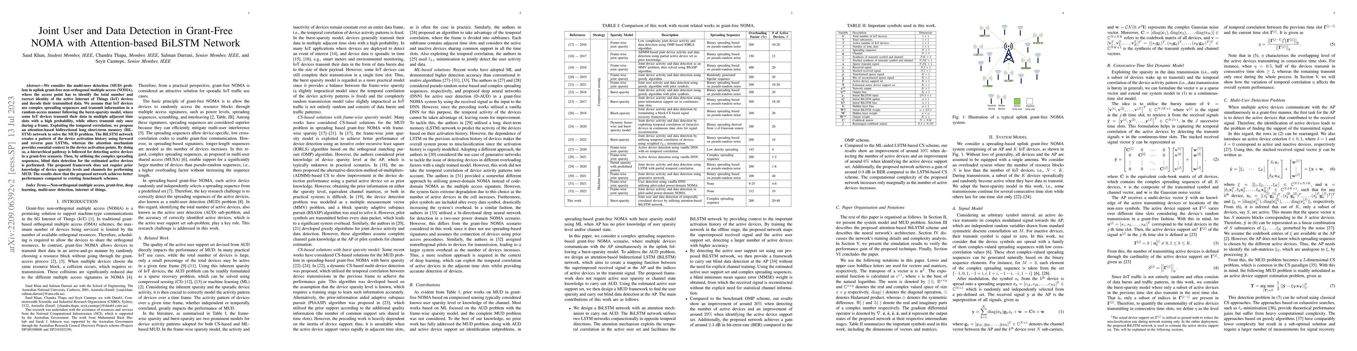 Thumbnail for Joint User and Data Detection in Grant-Free NOMA with Attention-based
  BiLSTM Network