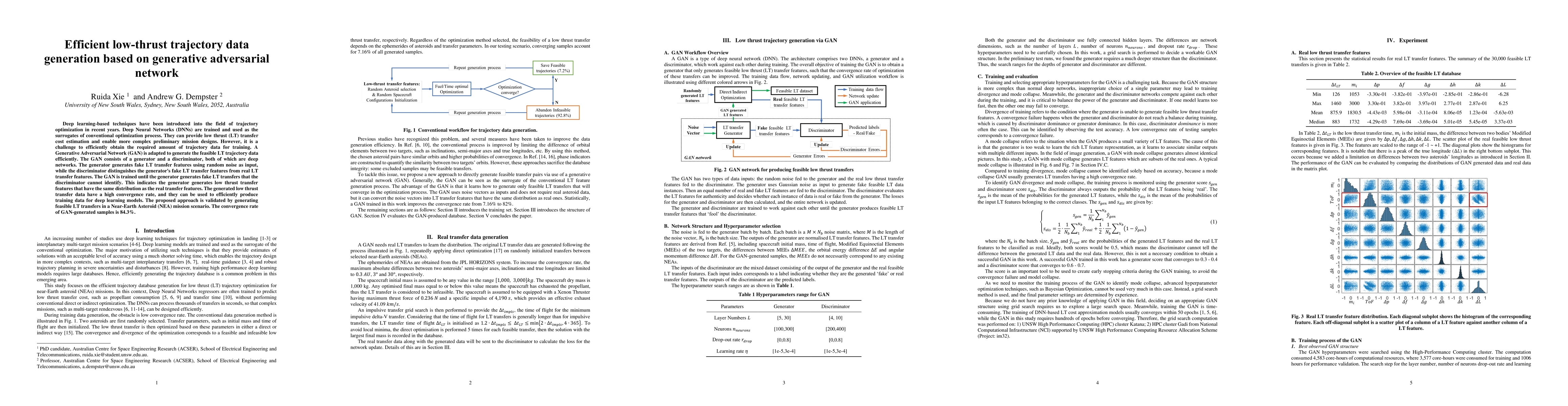 Thumbnail for Efficient low-thrust trajectory data generation based on generative
  adversarial network