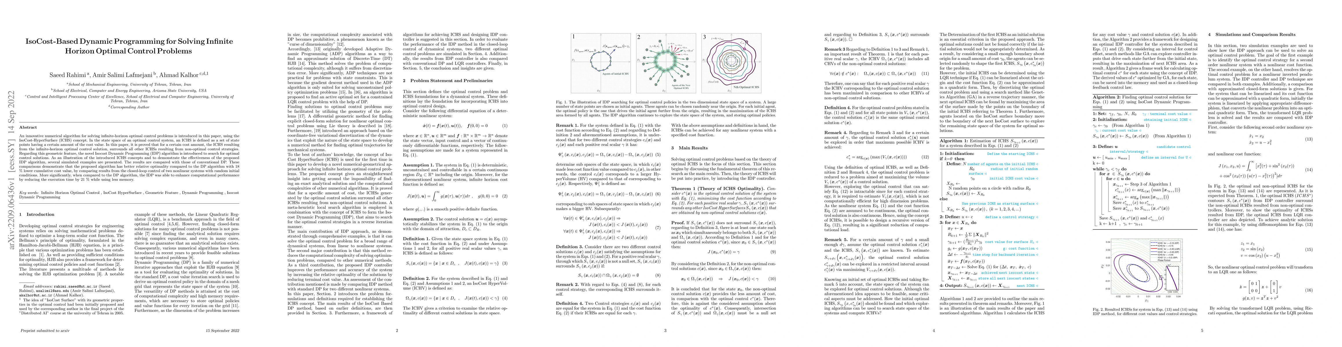 Thumbnail for IsoCost-Based Dynamic Programming for Solving Infinite Horizon Optimal
  Control Problems