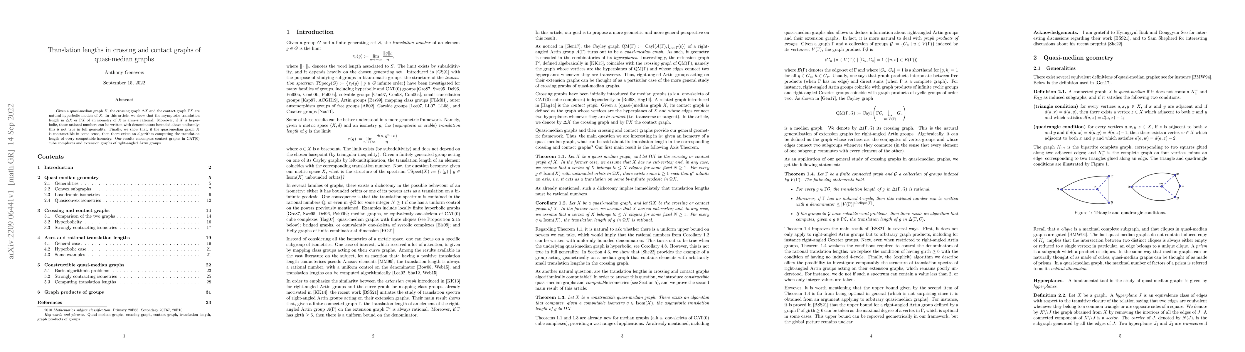 Thumbnail for Translation lengths in crossing and contact graphs of (quasi-)median
  graphs