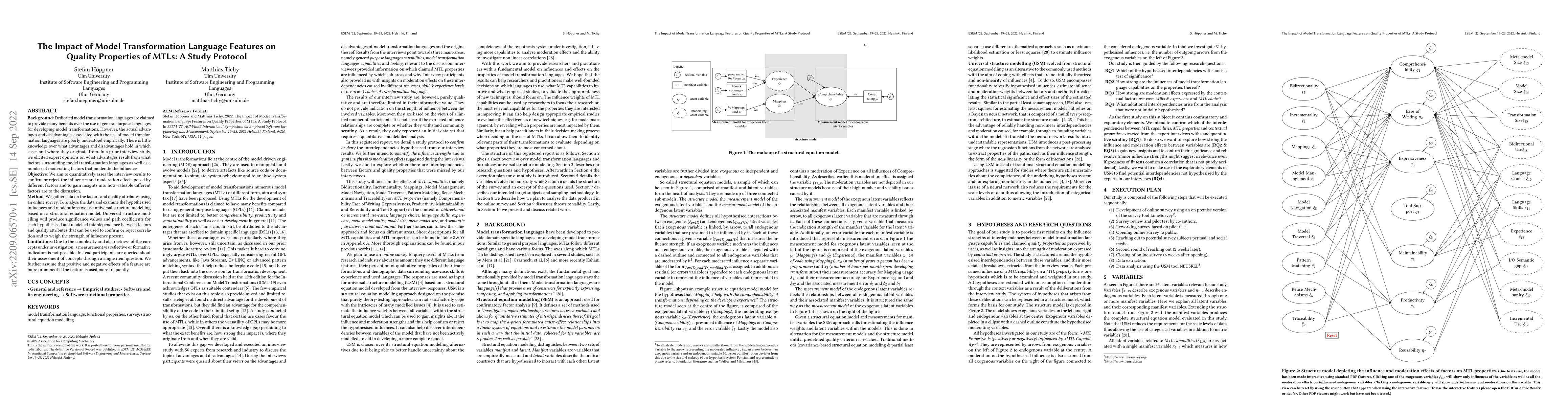 Thumbnail for The Impact of Model Transformation Language Features on Quality
  Properties of MTLs: A Study Protocol