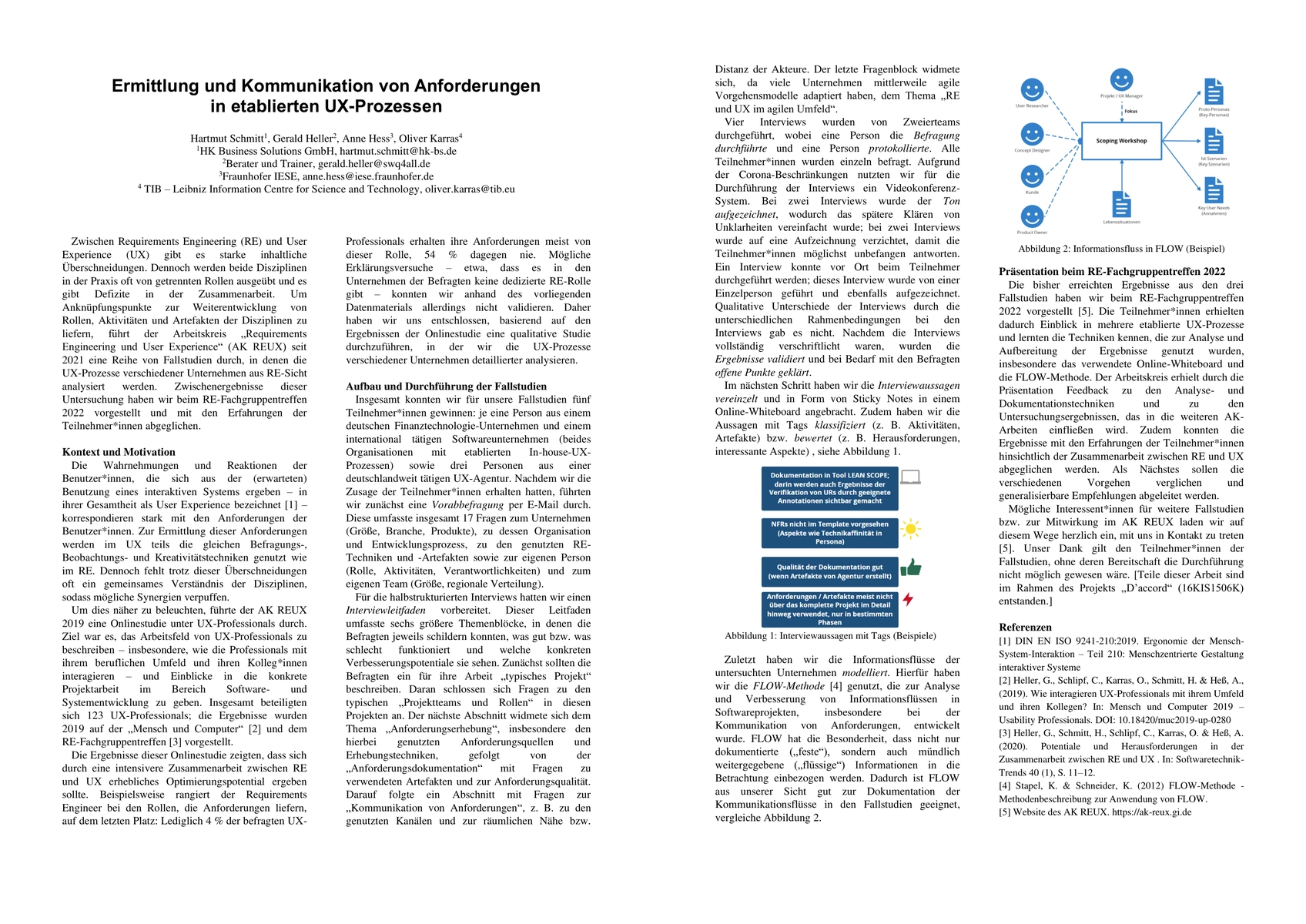 Thumbnail for Ermittlung und Kommunikation von Anforderungen in etablierten
  UX-Prozessen