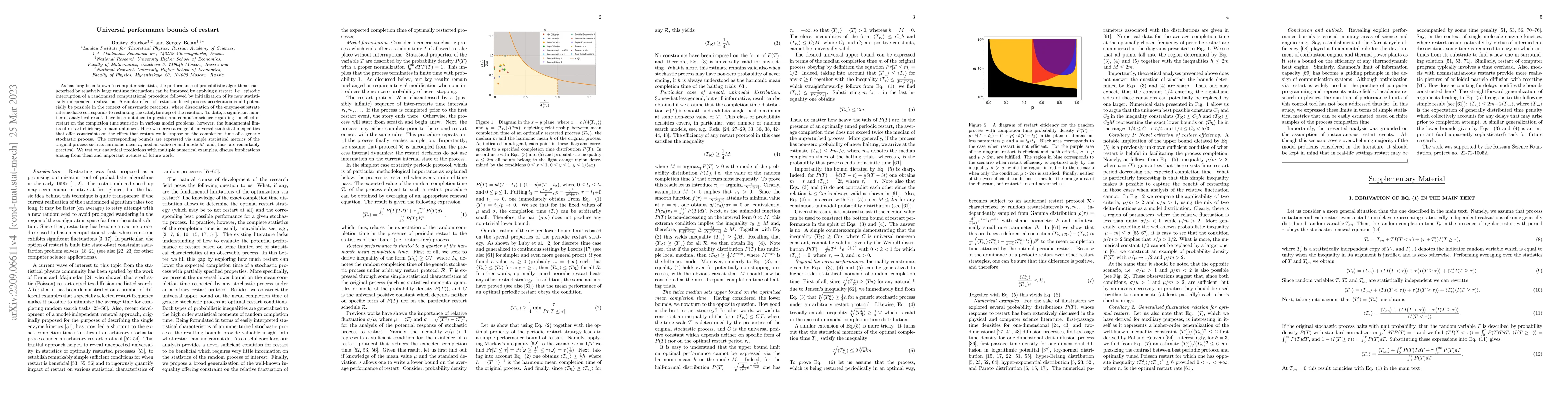 Thumbnail for Universal performance bounds of restart