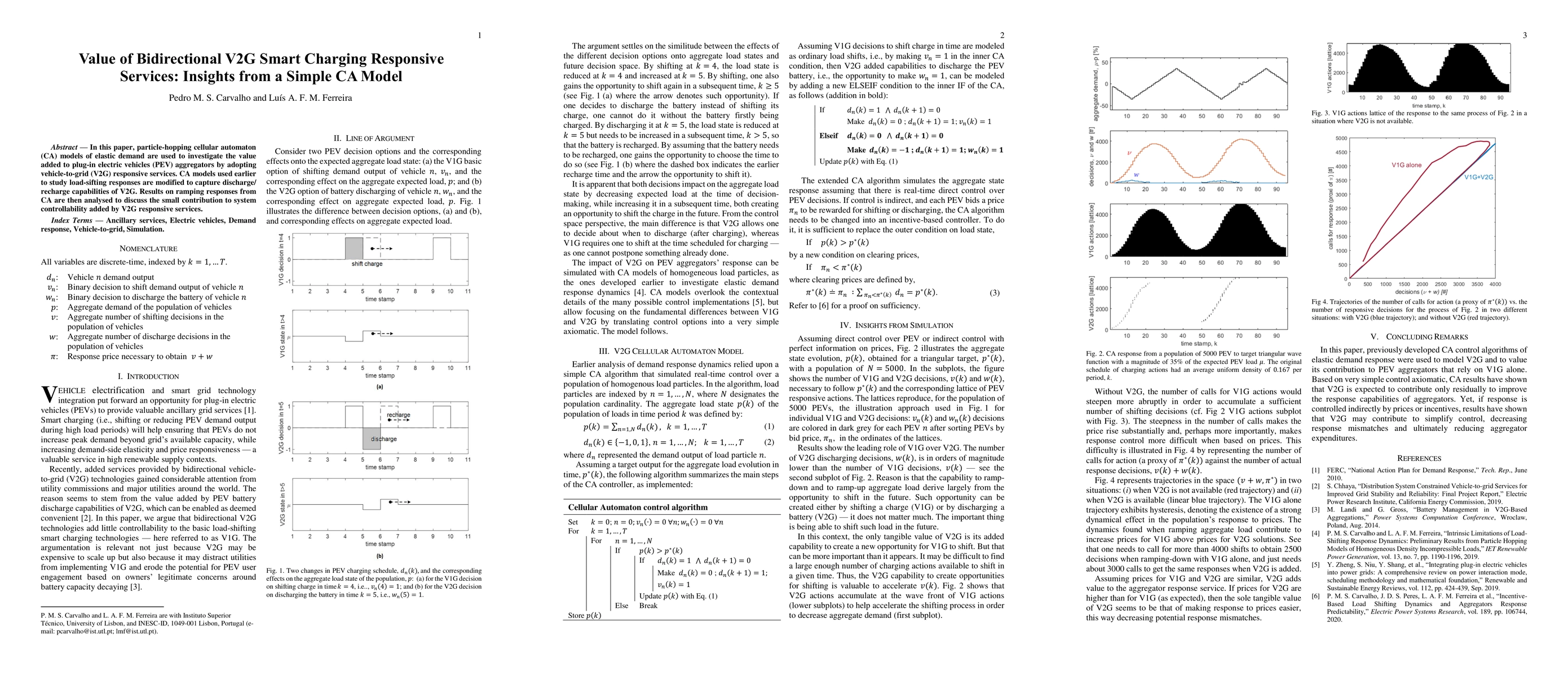 Thumbnail for Value of Bidirectional V2G Smart Charging Responsive Services: Insights
  from a Simple CA Model