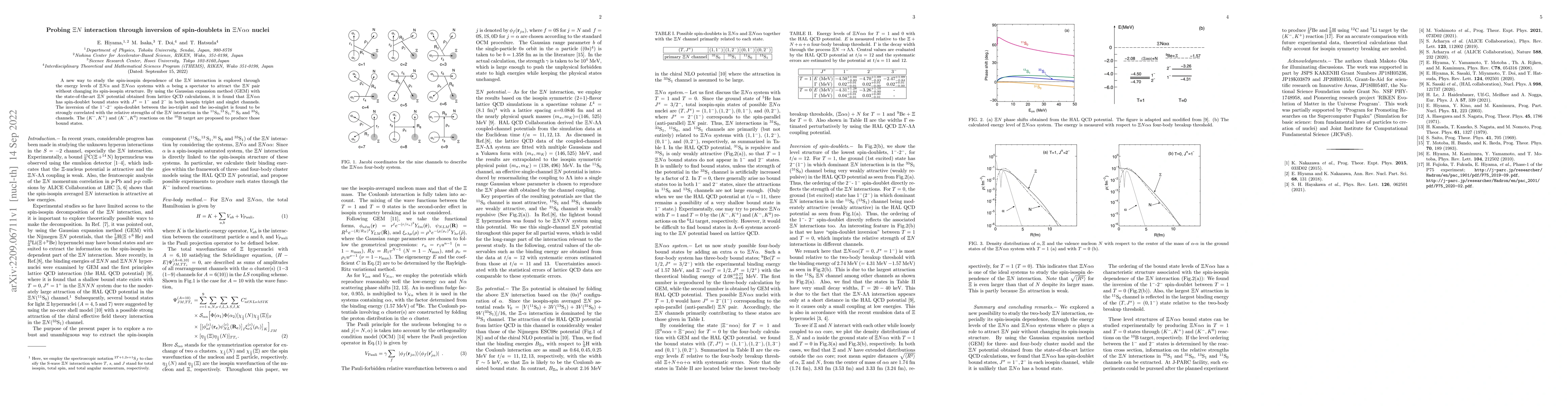Thumbnail for Probing $\Xi N$ interaction through inversion of spin-doublets in $\Xi N
  \alpha \alpha$ nuclei