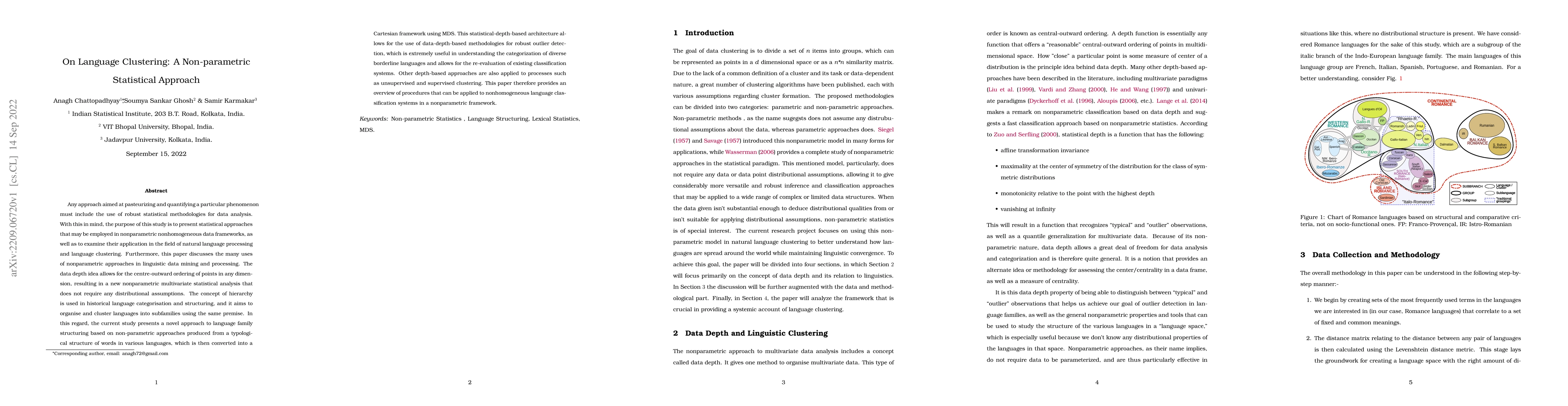 Thumbnail for On Language Clustering: A Non-parametric Statistical Approach