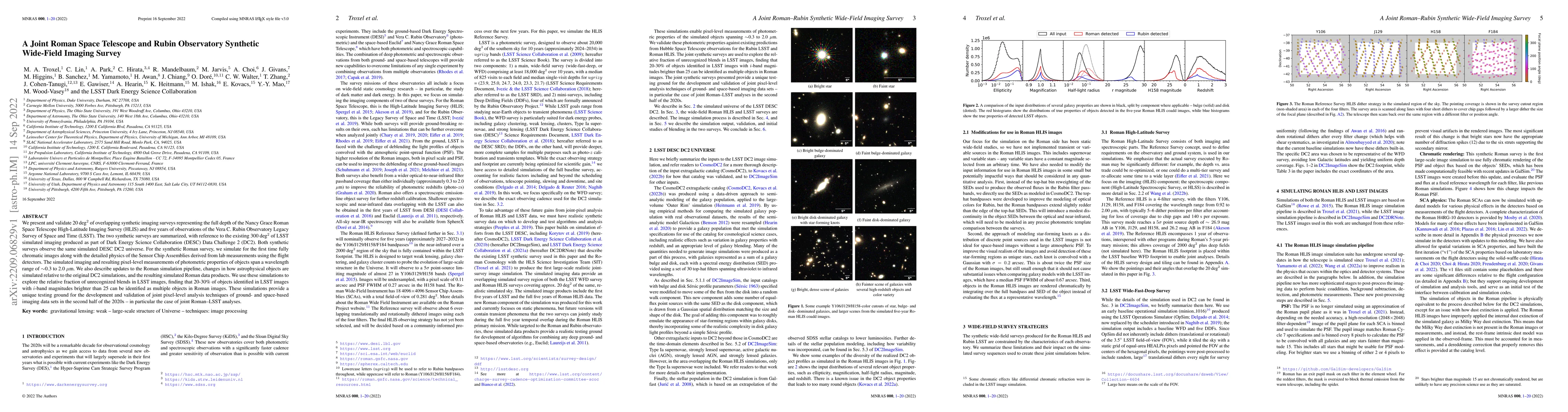 Thumbnail for A Joint Roman Space Telescope and Rubin Observatory Synthetic Wide-Field
  Imaging Survey
