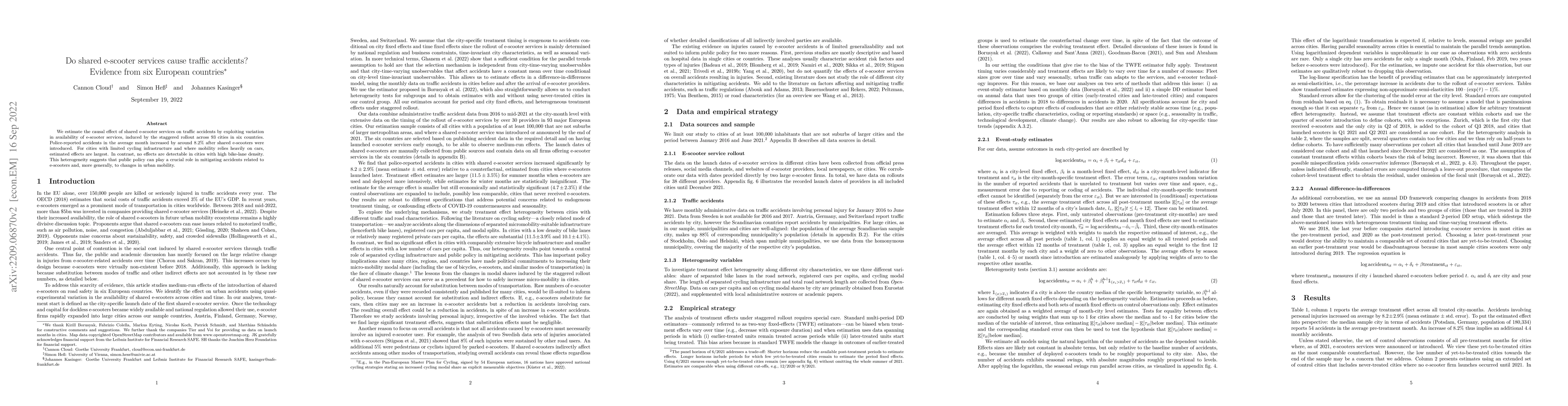 Thumbnail for Do shared e-scooter services cause traffic accidents? Evidence from six
  European countries