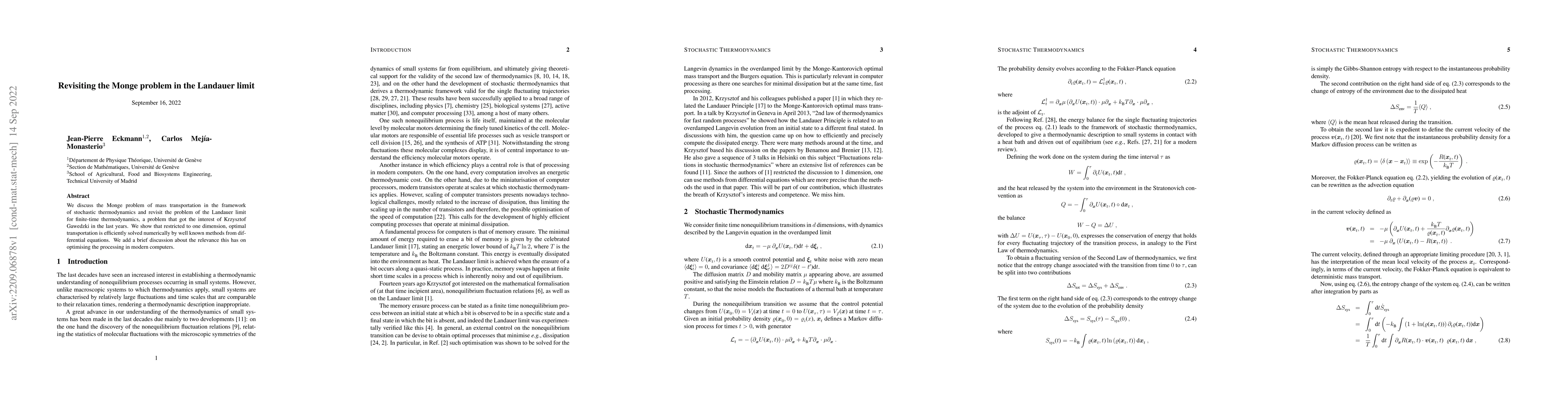 Thumbnail for Revisiting the Monge problem in the Landauer limit