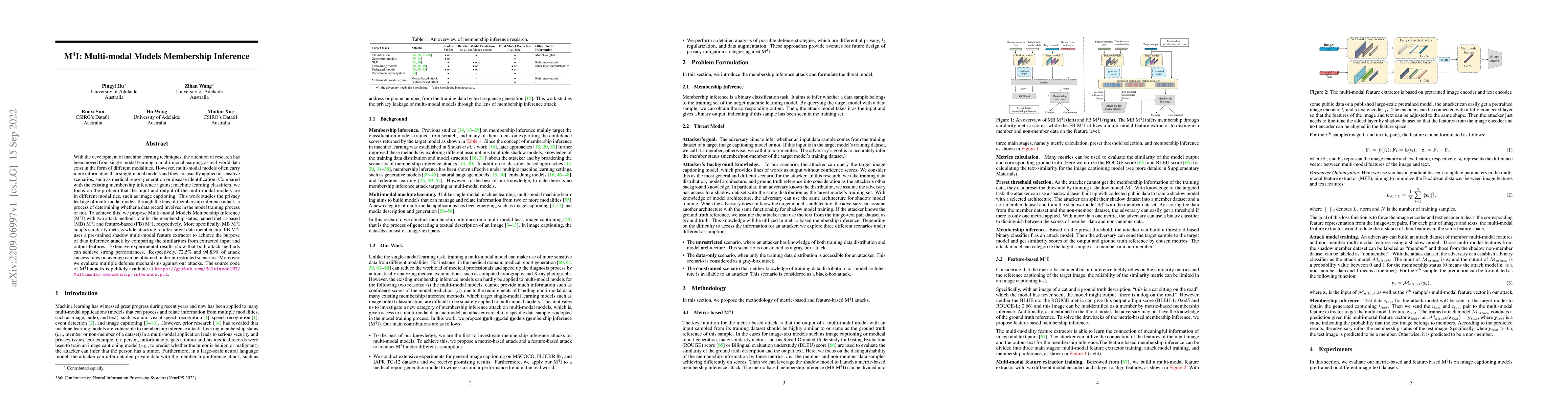 Thumbnail for M^4I: Multi-modal Models Membership Inference