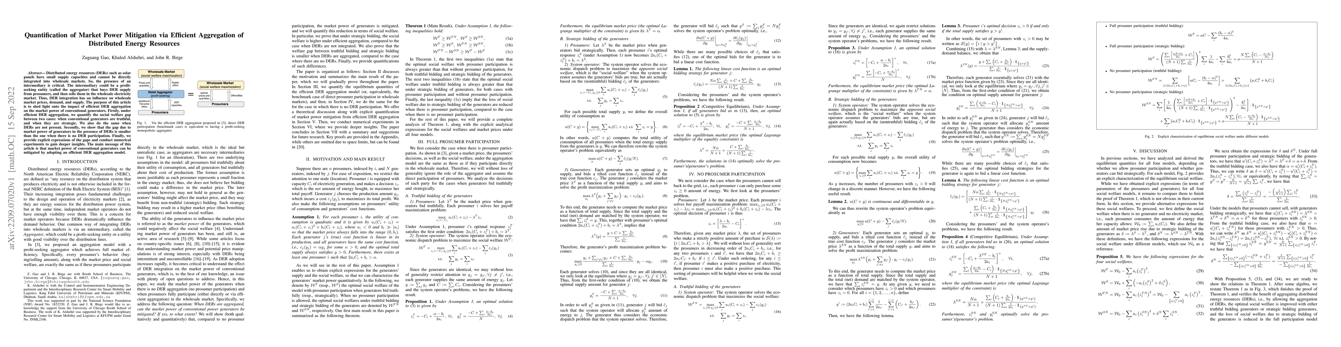 Thumbnail for Quantification of Market Power Mitigation via Efficient Aggregation of
  Distributed Energy Resources