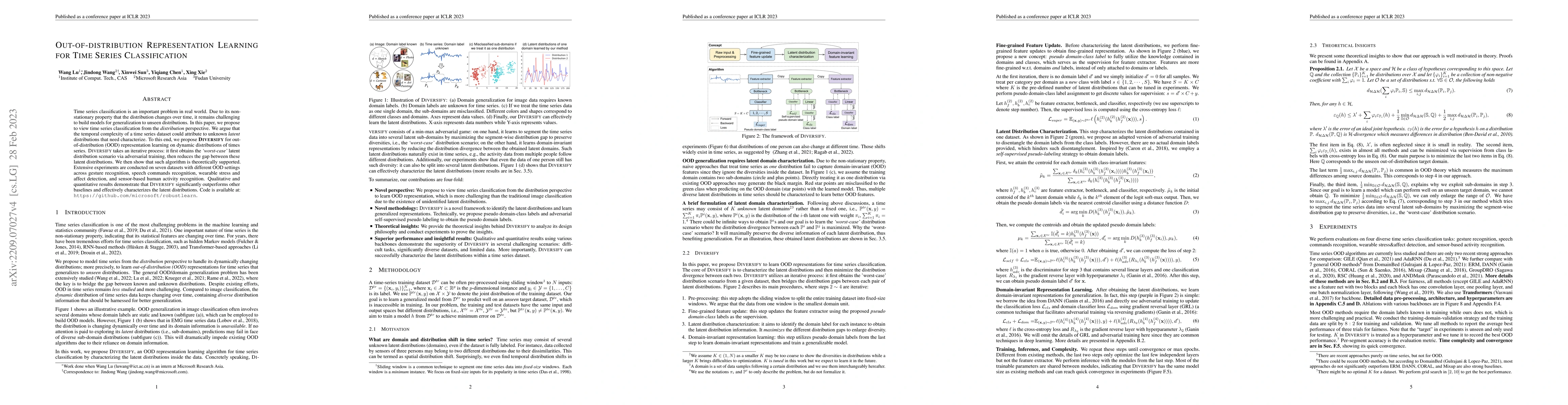 Thumbnail for Out-of-Distribution Representation Learning for Time Series
  Classification