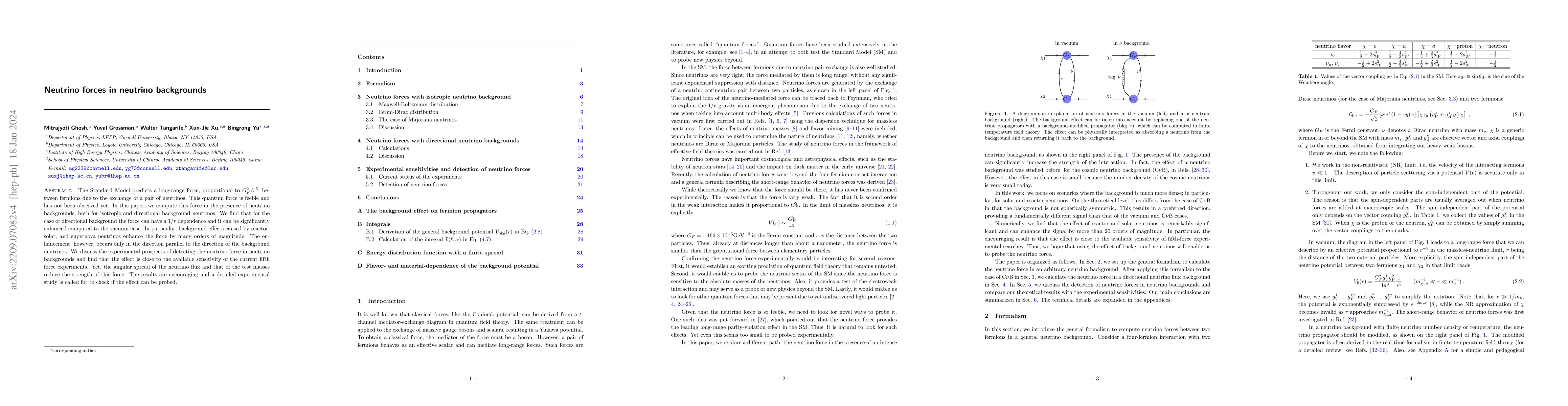 Thumbnail for Neutrino forces in neutrino backgrounds