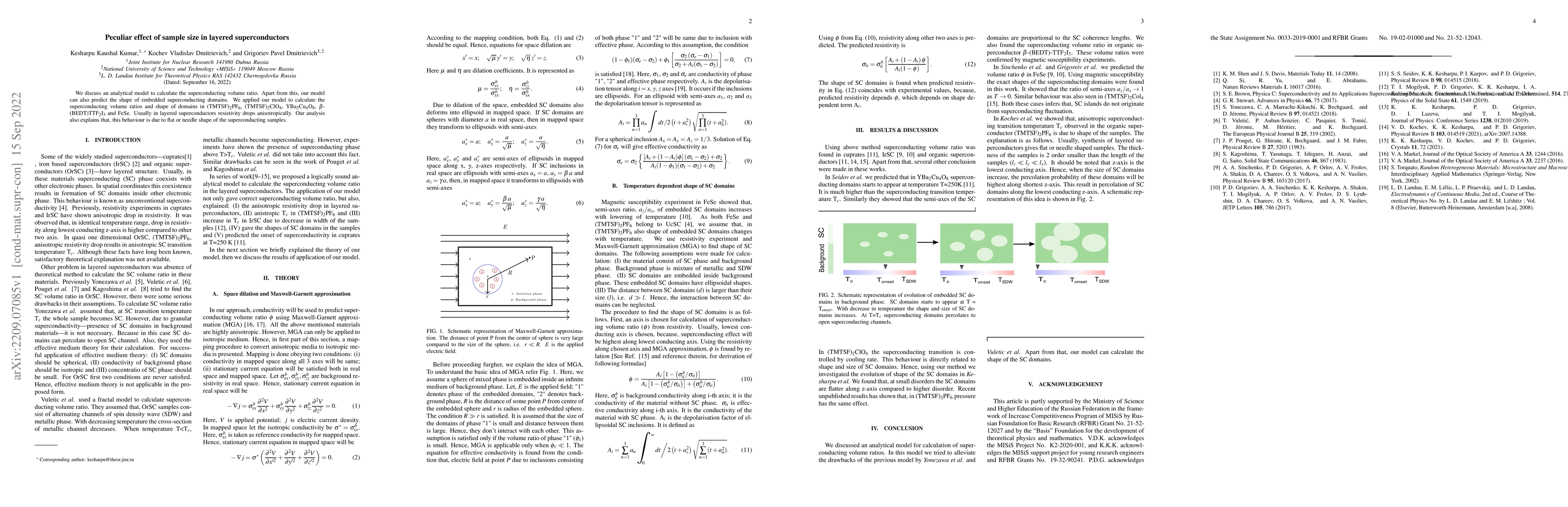 Thumbnail for Peculiar effect of sample size in layered superconductors