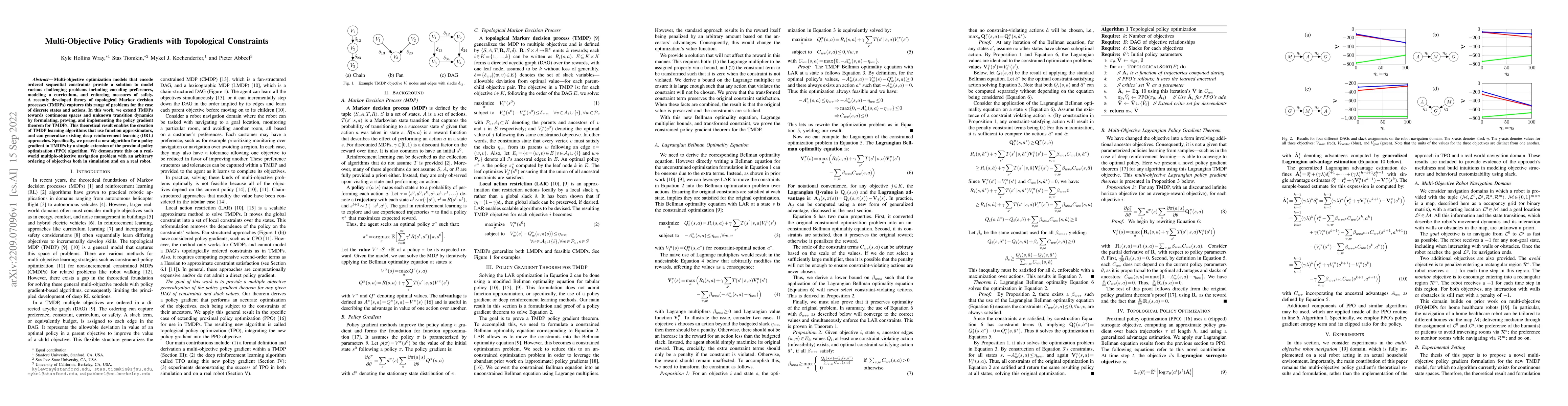 Thumbnail for Multi-Objective Policy Gradients with Topological Constraints