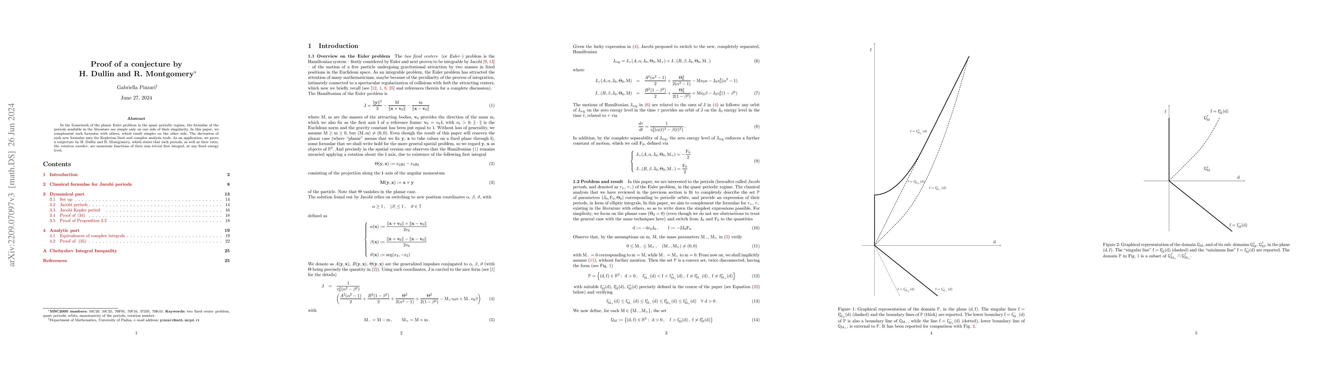 Thumbnail for Proof of a conjecture by H. Dullin and R. Montgomery