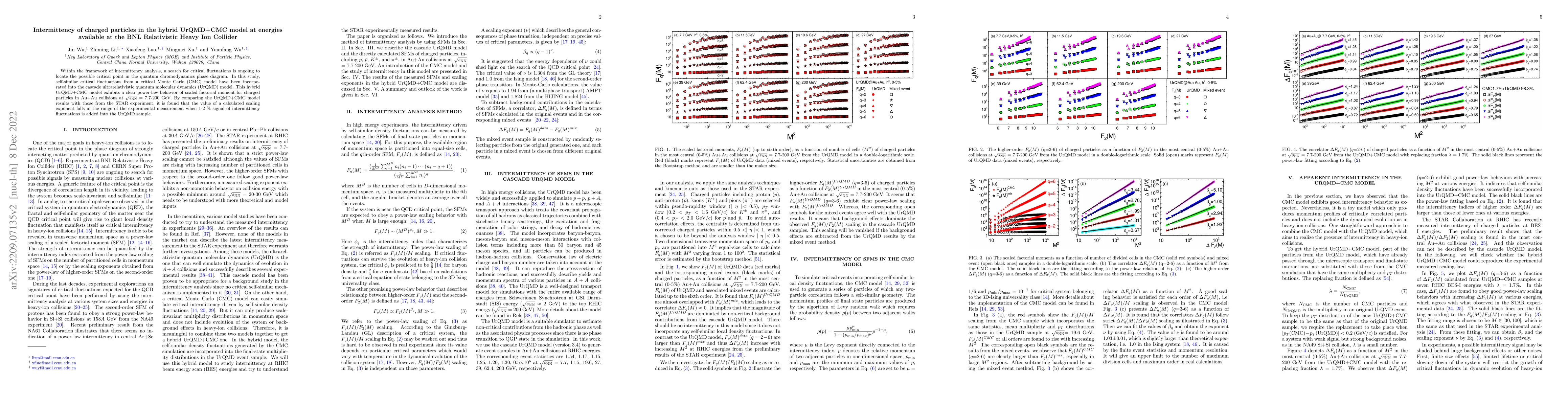 Thumbnail for Intermittency of charged particles in the hybrid UrQMD+CMC model at
  energies available at the BNL Relativistic Heavy Ion Collider
