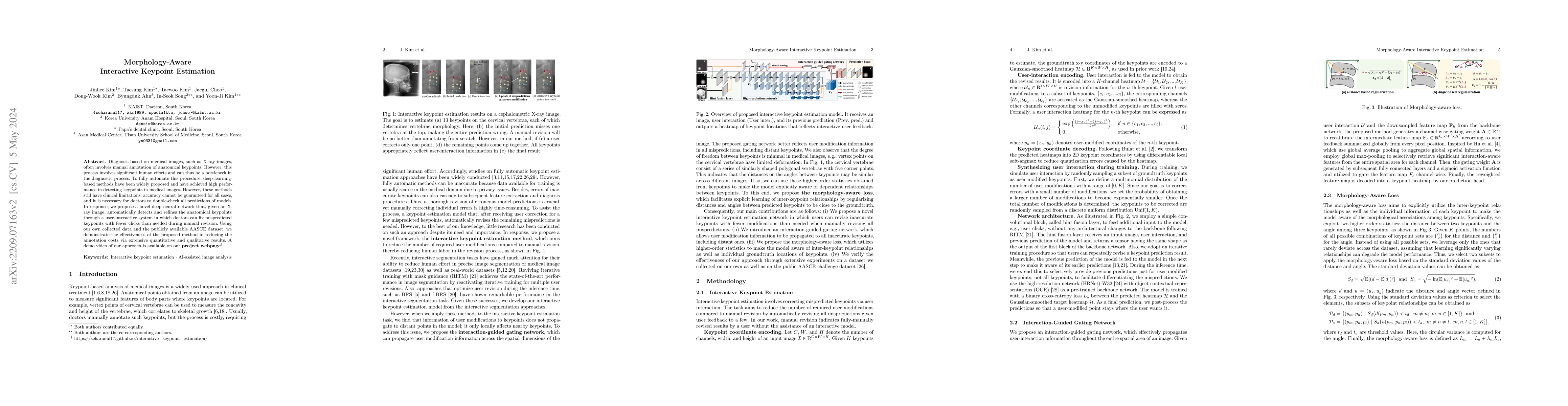 Thumbnail for Morphology-Aware Interactive Keypoint Estimation