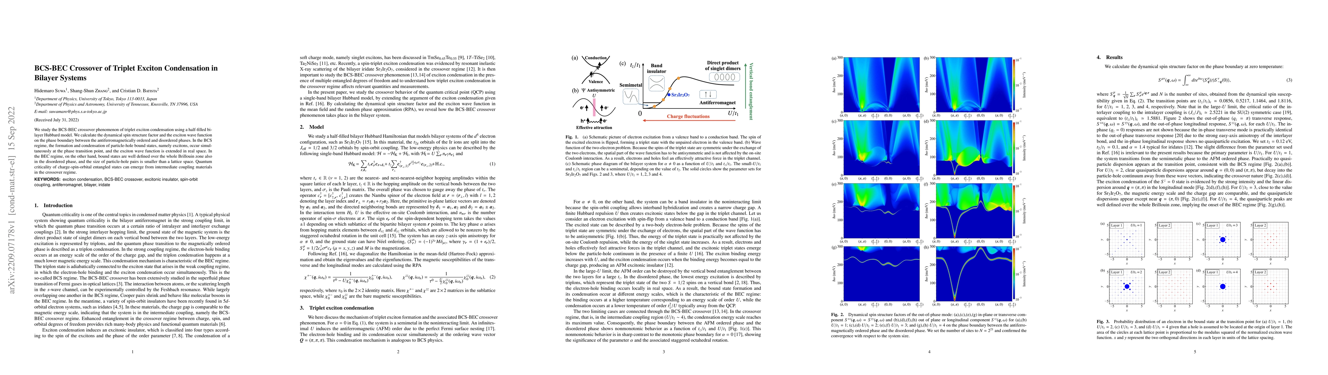 Thumbnail for BCS-BEC Crossover of Triplet Exciton Condensation in Bilayer Systems