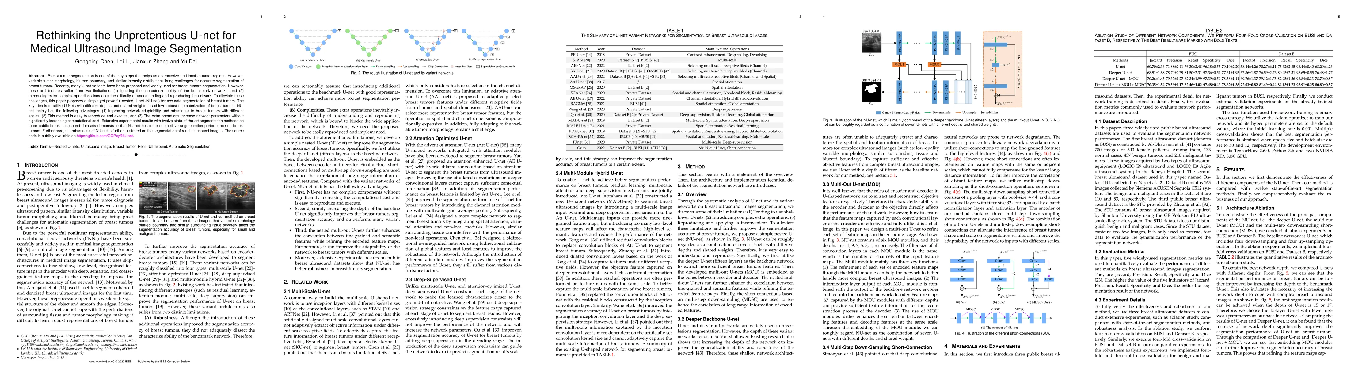Thumbnail for Rethinking the Unpretentious U-net for Medical Ultrasound Image
  Segmentation