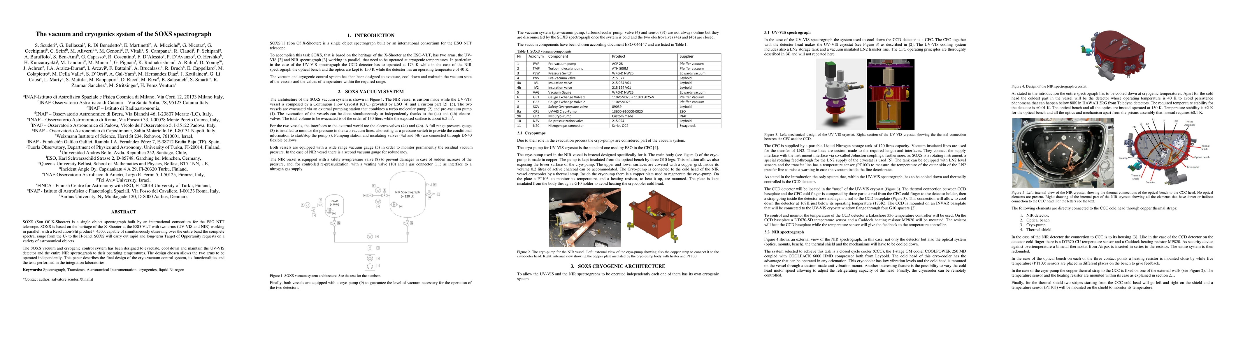 Thumbnail for The vacuum and cryogenics system of the SOXS spectrograph