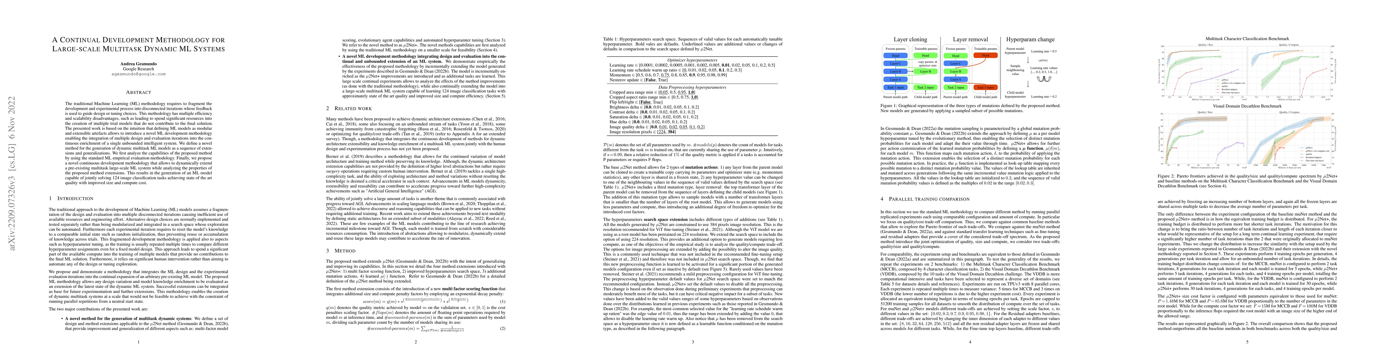 Thumbnail for A Continual Development Methodology for Large-scale Multitask Dynamic ML
  Systems