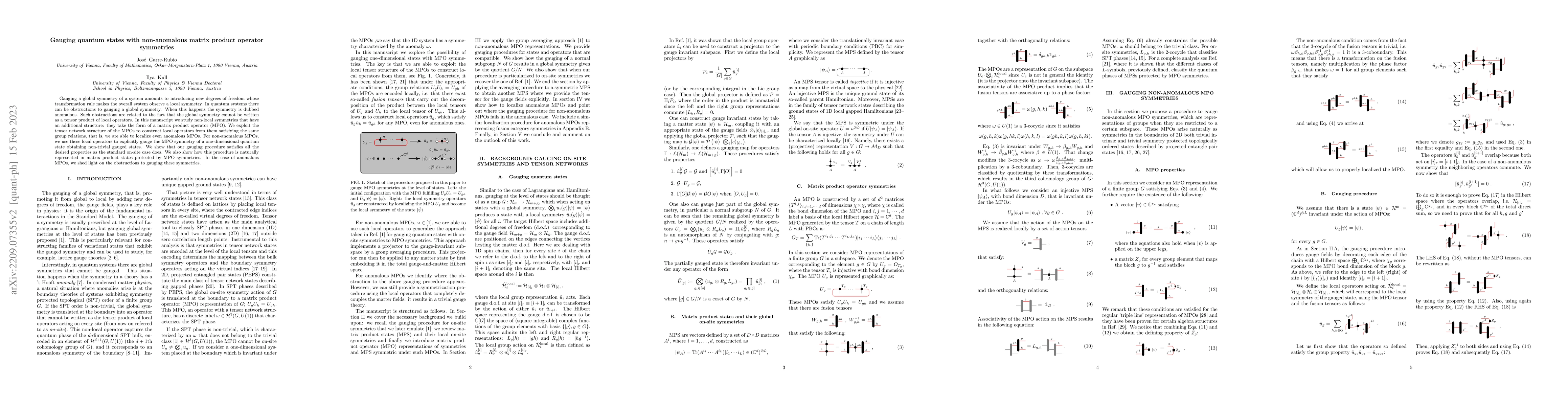 Thumbnail for Gauging quantum states with non-anomalous matrix product operator
  symmetries