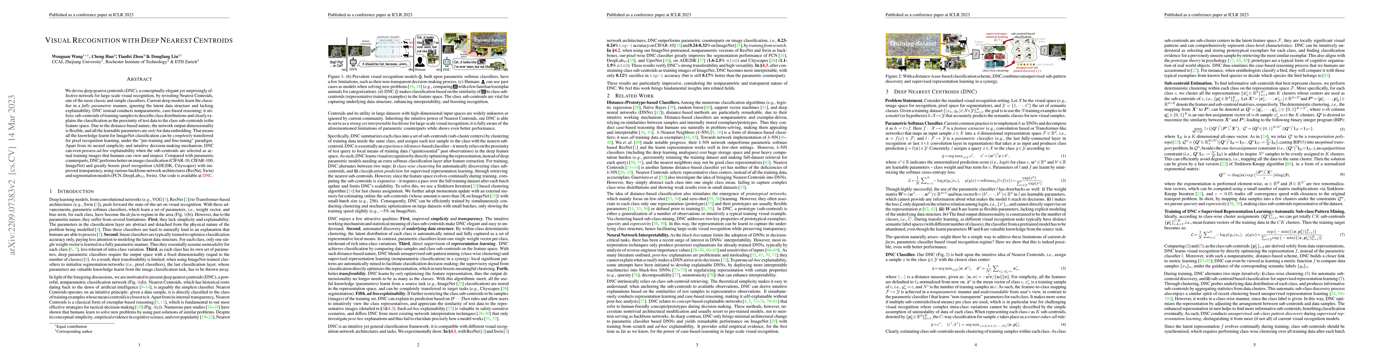 Thumbnail for Visual Recognition with Deep Nearest Centroids