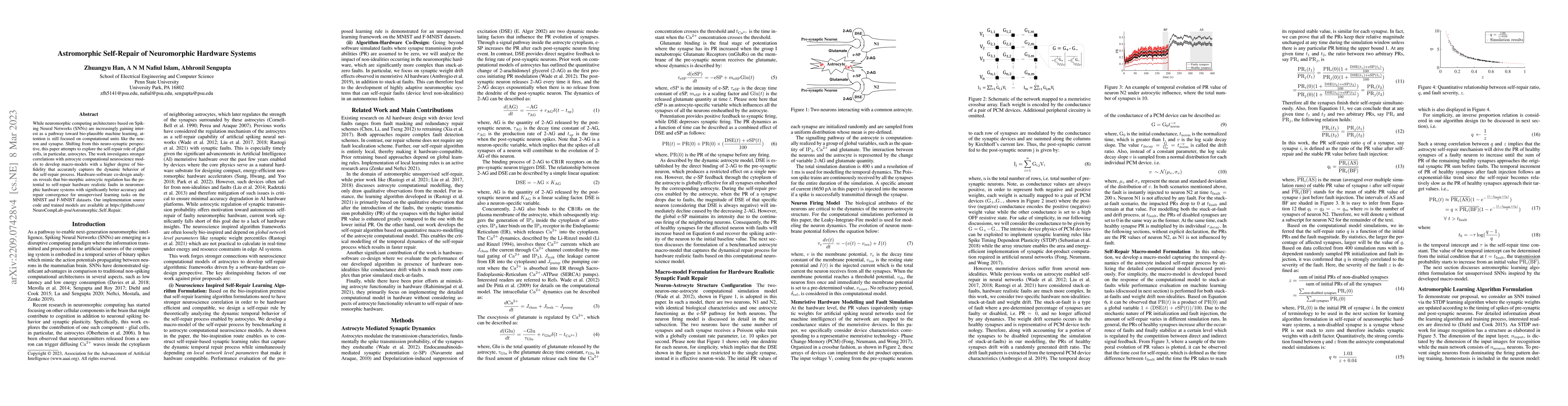 Thumbnail for Astromorphic Self-Repair of Neuromorphic Hardware Systems