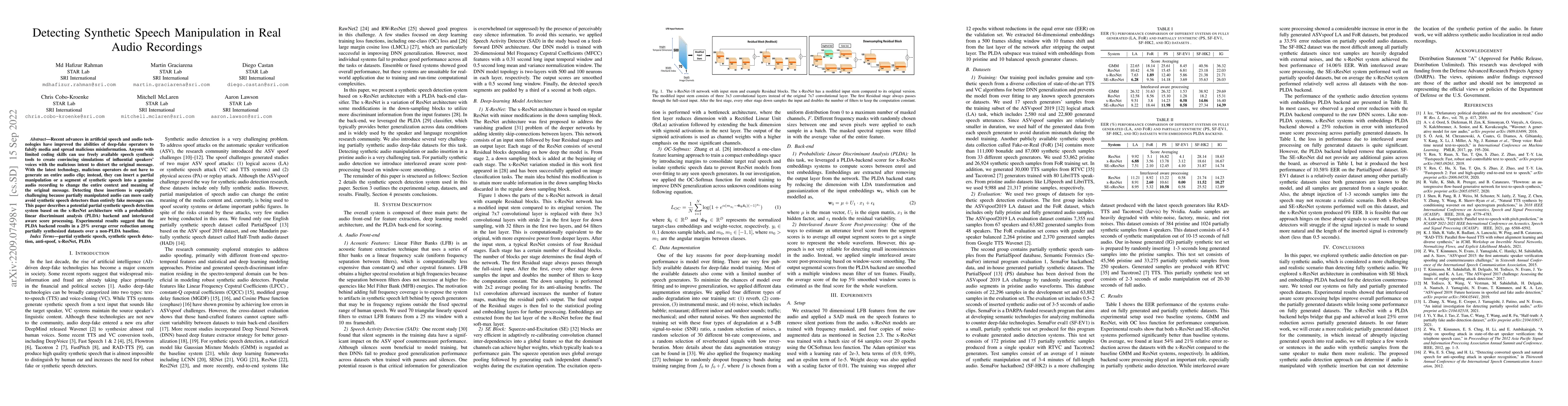 Thumbnail for Detecting Synthetic Speech Manipulation in Real Audio Recordings