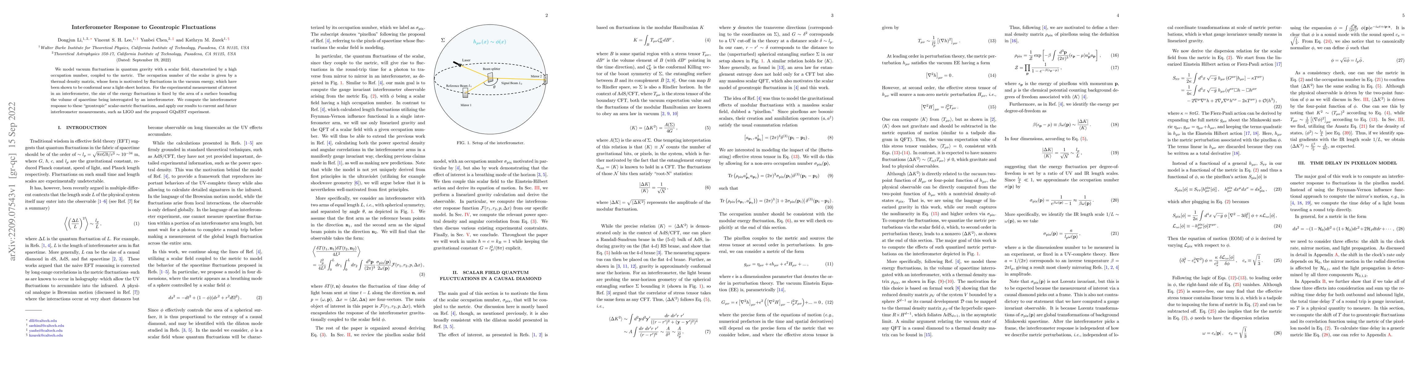 Thumbnail for Interferometer Response to Geontropic Fluctuations